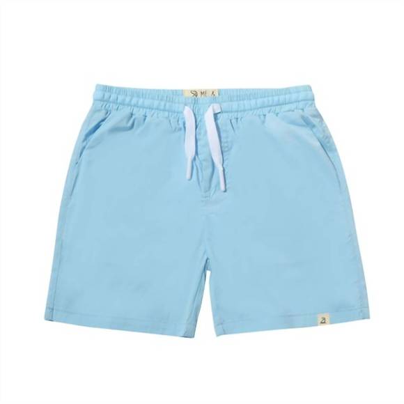 NEW ME & HENRY boy's splash swim shorts in sky blue - Picture 1 of 2